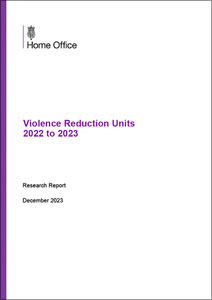 Violence Reduction Units 2022 to 2023