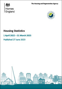 Homes England Housing Statistics 1 April 2022 - 31 March 2023