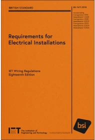 Requirements for Electrical Installations, IET Wiring Regulations, Eighteenth Edition, BS 7671:2018+A2:2026