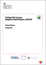 Taking Part survey: England Adult Report, 2018/19