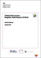 Taking Part survey: England Child Report, 2018/19