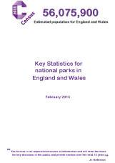 2011 Census, Key Statistics for national parks in England and Wales