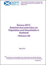Census 2011: Detailed Characteristics on Population and Households in Scotland - Release 3D
