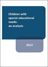Children with Special Educational Needs: An Analysis: 2014