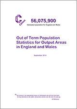 Census 2011: Out of Term Population Statistics for Output Areas in England and Wales (Including CD-ROM)