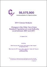 2011 Census Analysis: Changes in the Older Care Home Resident Population at Local Authority Level between 2001 and 2011