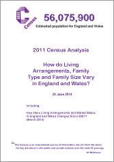 2011 Census Analysis: How do Living Arrangements, Family Type and Family Size Vary in England and Wales?