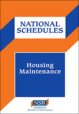 National Schedules: Housing Maintenance