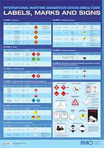 IMDG Code Labels, Marks & Signs Wallchart, 2022