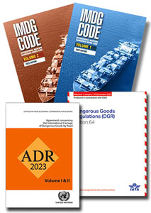 Road, Sea and Air Pack - UN ADR 2023, IMDG 2022 and IATA DGR 65th Edition