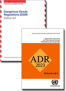 Road and Air Pack - UN ADR 2023 and IATA DGR 64th Edition