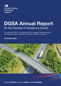 Carriage of dangerous goods annual report template