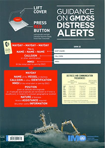 Guidance on GMDSS Distress Alert Cards