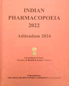 Addendum 2024 to Indian Pharmacopoeia 2022