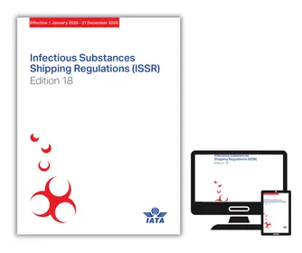 IATA Infectious Substances Shipping Regulations 18th Edition 2025-2026 (Digital)